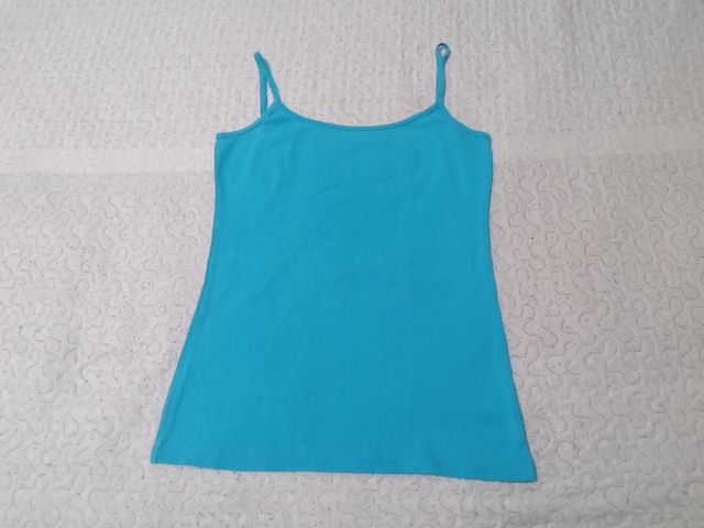 Camiseta tirantes turquesa Roly
