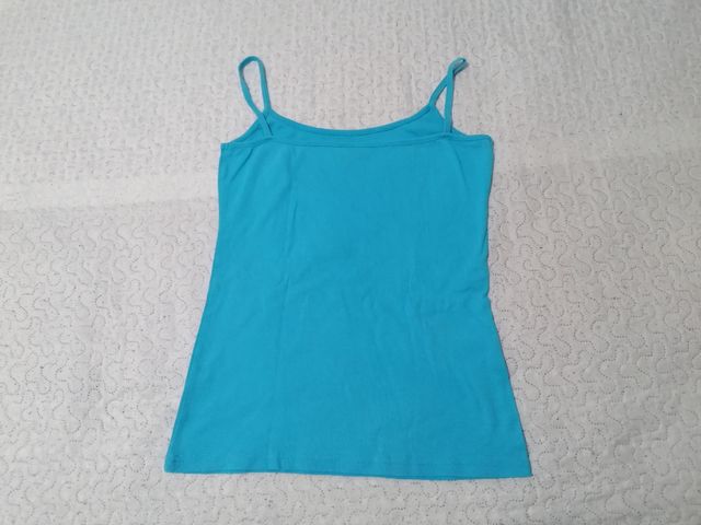 Camiseta tirantes turquesa Roly