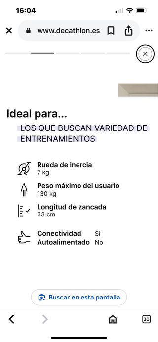 Bicicleta elíptica BH Fitness