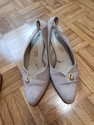 Zapatos Moretti beige mujer 34