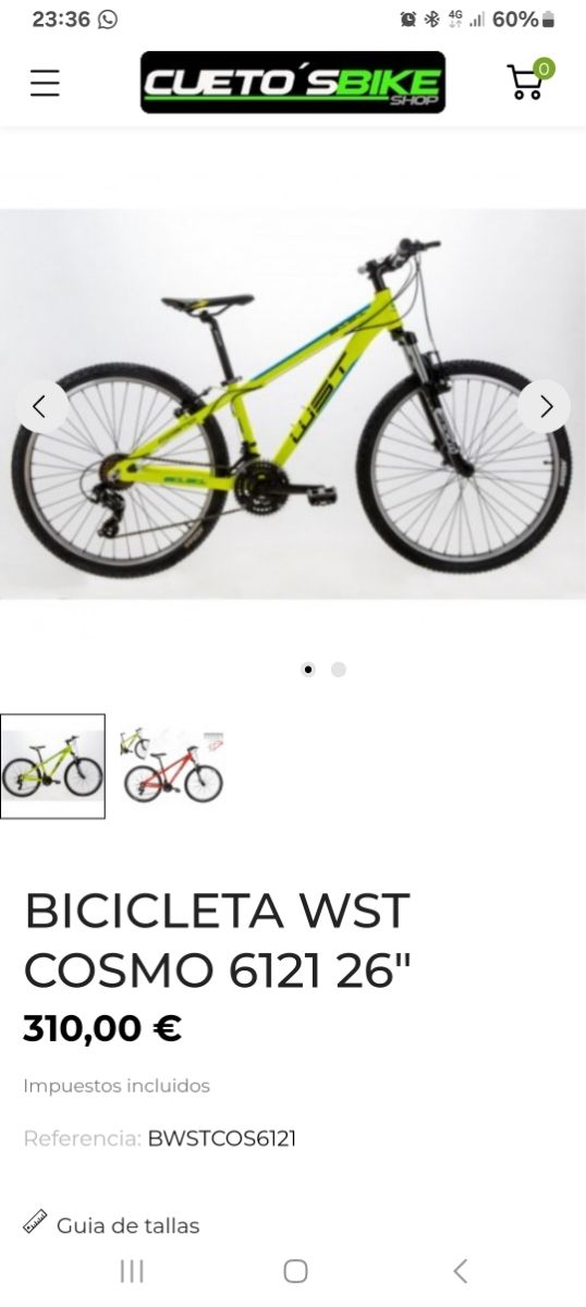 Bicicleta practicamente. NUEVA.