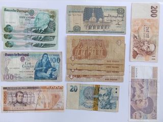 Billetes antiguos: España & mundo