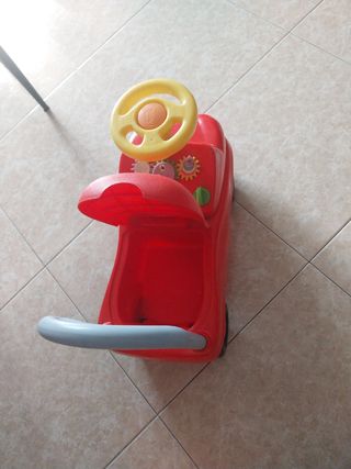 Andador infantil coche rojo