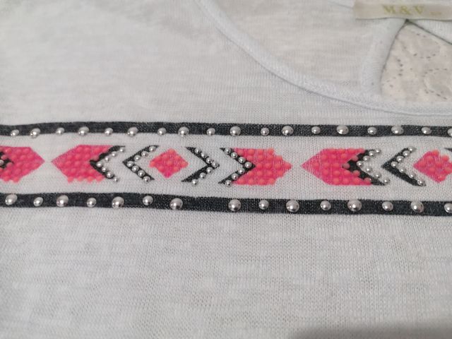 Camiseta manga corta etnica M&V