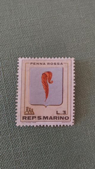 Francobollo San Marino 1968