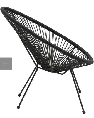 Silla Acapulco negra