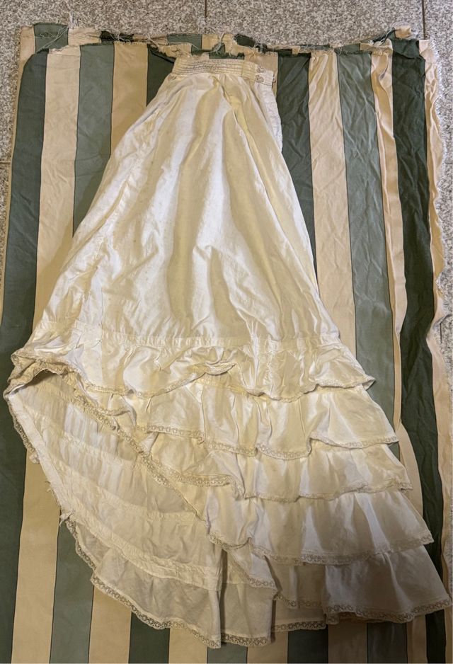 Vestito bimba vintage bianco