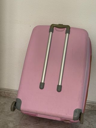 Maleta rosa grande