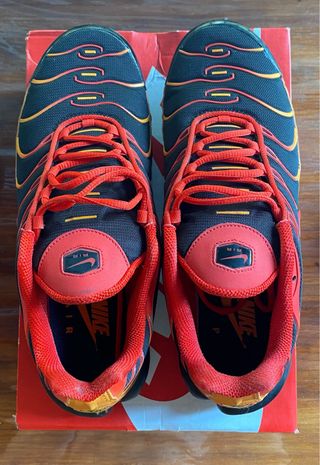 Zapatillas Nike Air Max TN1 Rojas/Negras/Naranjas