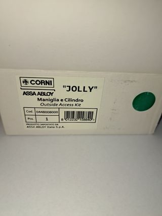 Maniglia porta nera - Cilindro