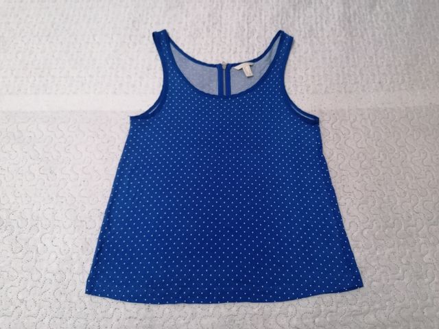 Camiseta azul Springfield lunares