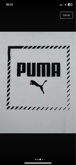 Camiseta Puma Blanca - Talle M