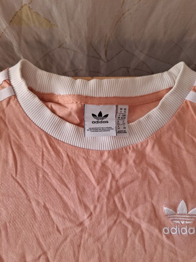Camiseta Adidas rosa XS