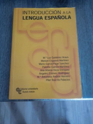 Introducción lengua española