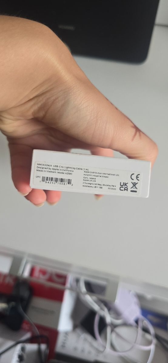 Cabo Apple USB-C para Lightning (1m)