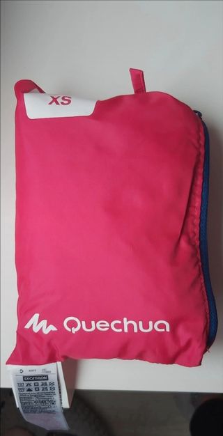 Chubasquero Quechua XS Rosa