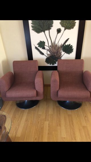 2 poltrone girevoli vintage