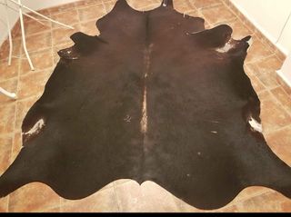 Alfombra piel vaca - Negro y blanco