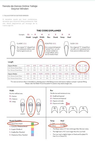 Puntas Gaynor Minden SC 8M, talla 37-38
