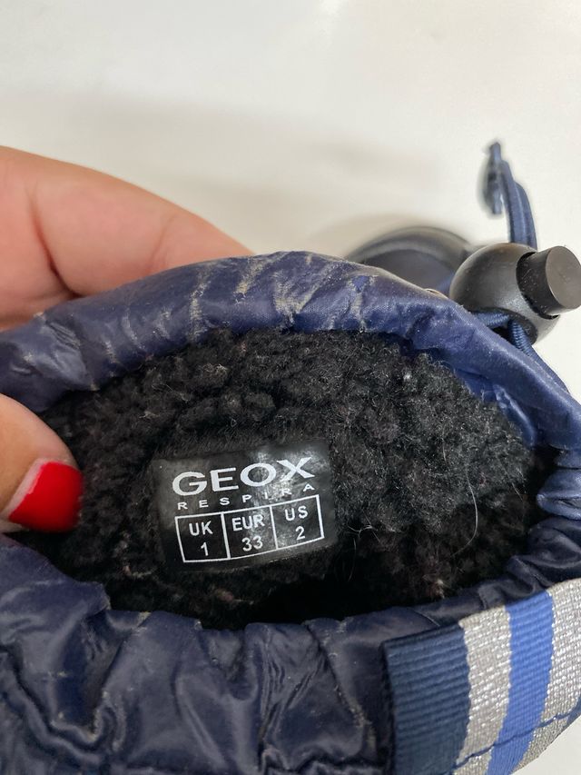 Botas niñ@s Geox azul marino talla 33