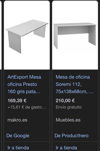 Mesas oficina blancas - ArtExport & Soremi
