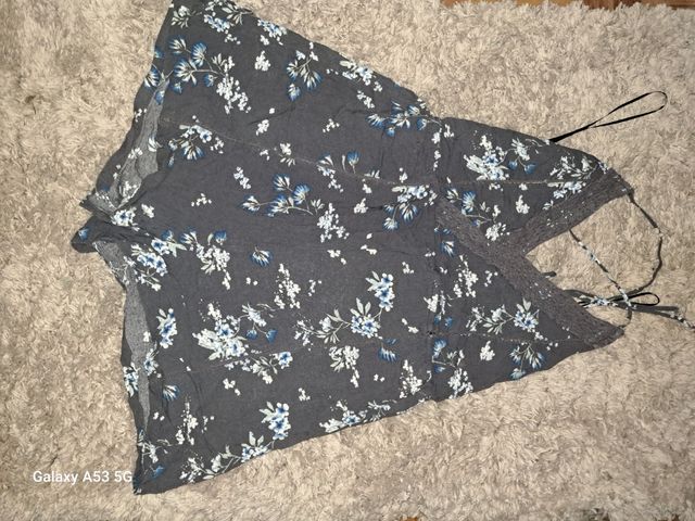 Mono Pull&Bear gris-azul