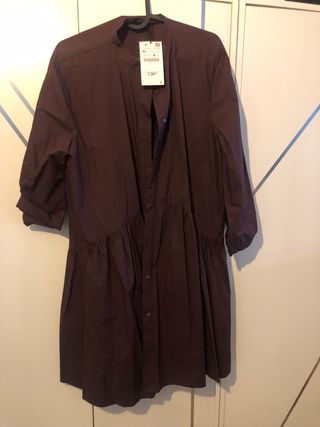 Vestido Zara berenjena