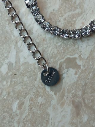 Set Gioielli Argento Brillanti in acciaio 