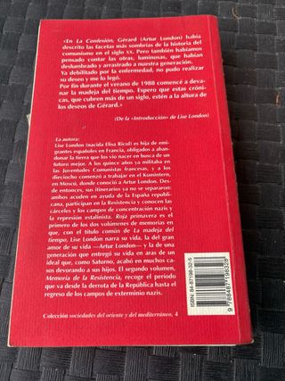 Libro Roja Primavera - Lise London