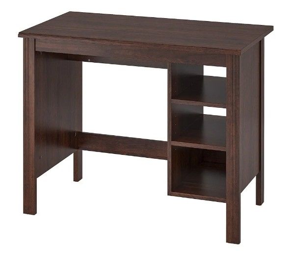 Escritorio Ikea Brusali marrón