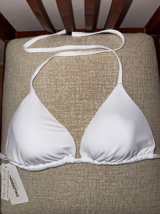 Bikini Triángulo Calzedonia Blanco