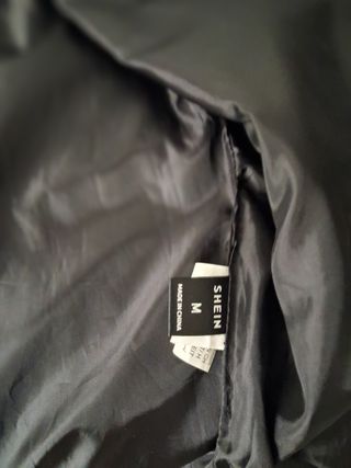 Chaqueta bomber negra