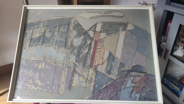 Óleo sobre cartón de Ana García Pam