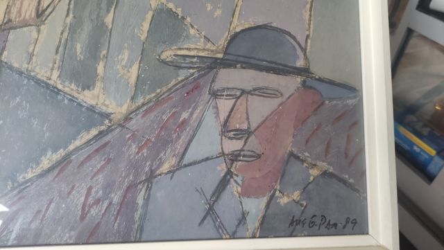 Óleo sobre cartón de Ana García Pam