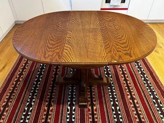 Mesa redonda extensible madera