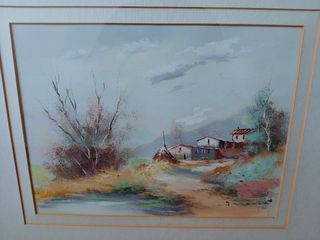 Cuadro paisaje acrílico