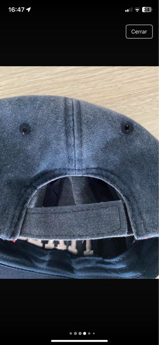 Gorra Italia Azul Vintage