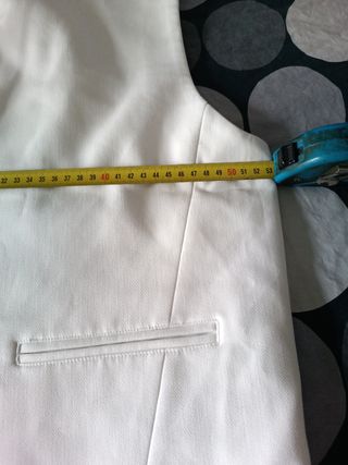 Chaleco Zara blanco hombre M