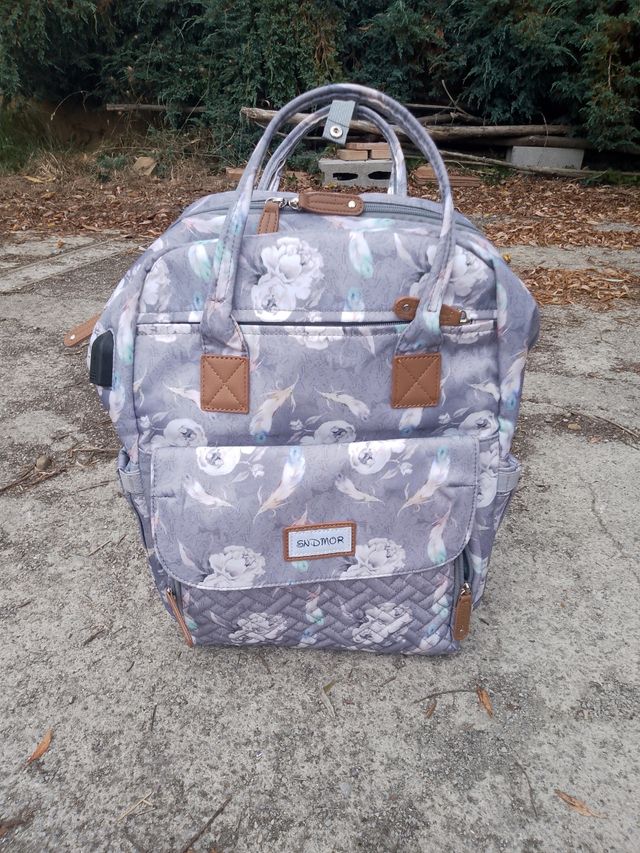 Zaino premaman e borsa per pannolini 