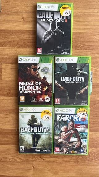 5 Juegos Xbox 360 - Acción