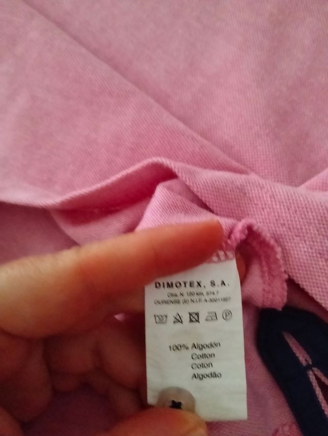 Polo Gendive rosa - Algodón