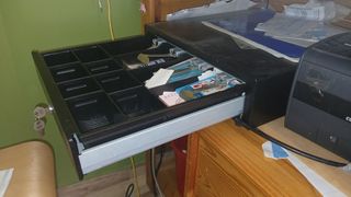 Cajón de efectivo + Impresora de Tickets