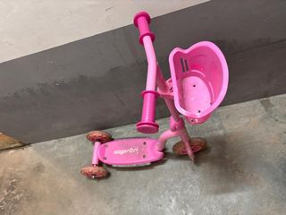Patinete Infantil 3 Ruedas Rosa