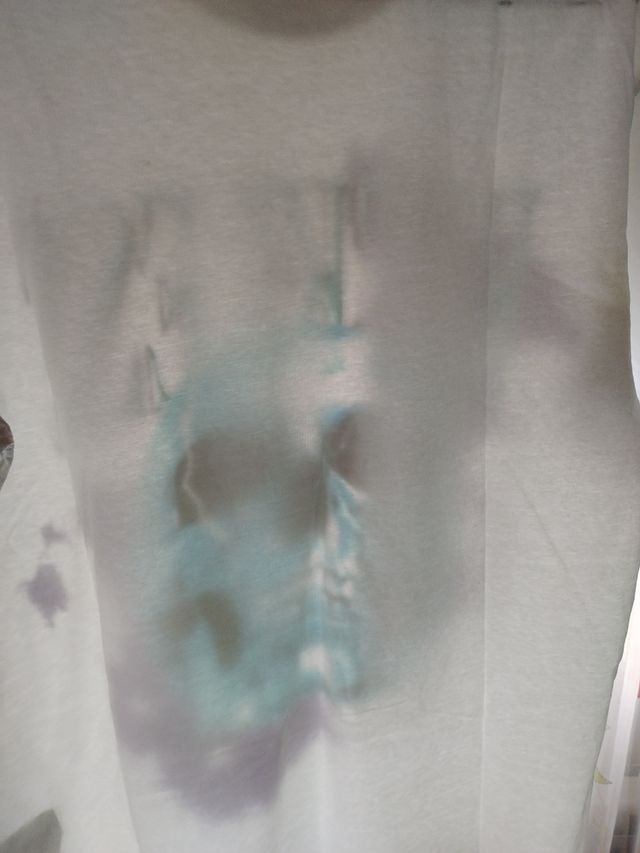 Camiseta blanca manga corta calavera unisex