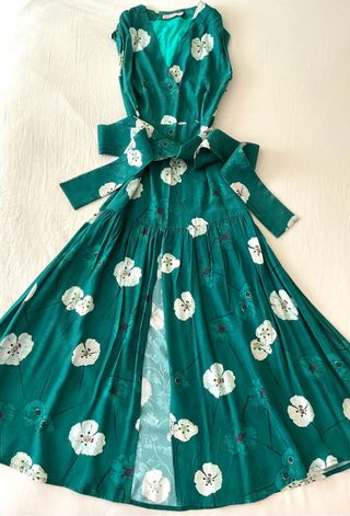 VESTIDO DOLORES PROMESAS VERDE MUJER