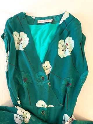 VESTIDO DOLORES PROMESAS VERDE MUJER