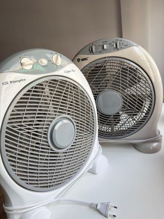 2 Ventiladores sobremesa, Solo me queda el gris!