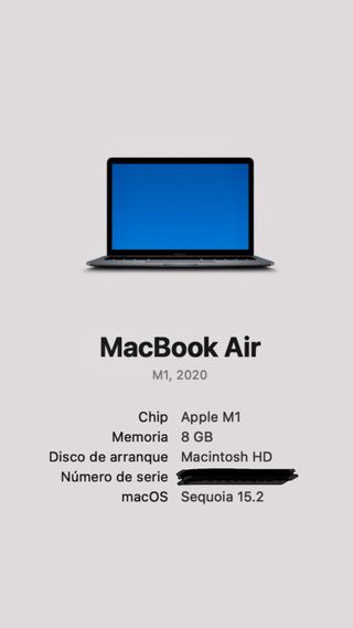 MacBook Air M1 2020 - 8GB