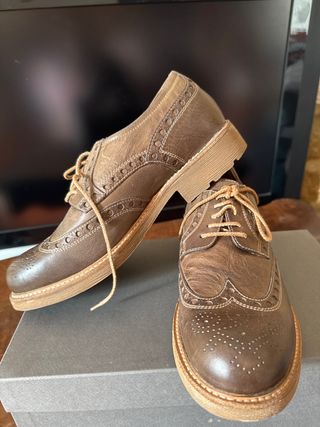 Sapatos Brogue Marrons