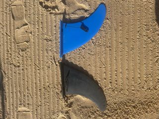 2 Quillas SUP: Azul y Negra